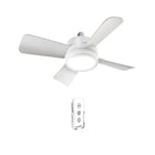 Ventilador y lámpara LED Socket Fanlight con control remoto.