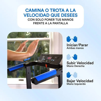 Caminadora, trotadora plegable y portátil con sensores inteligentes i Walk Pro