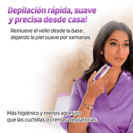 Depilador de raiz, facial, corporal, portátil y seguro Wizzit Titanium