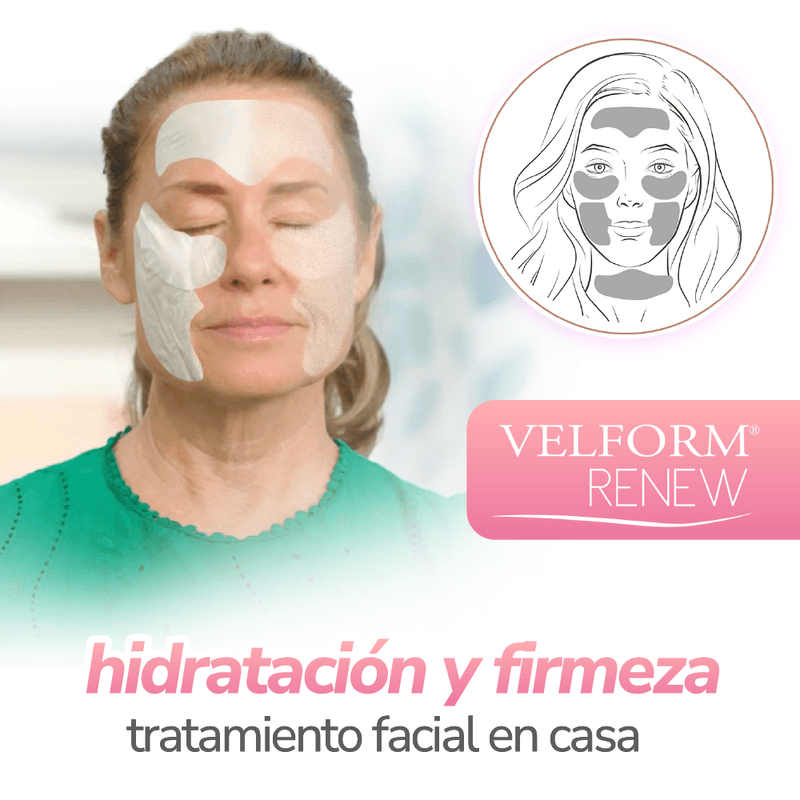 Parches hidratantes faciales para una apariencia más firme – Velform Renew