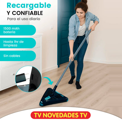 Barredora Inalámbrica recargable triangular Zippi Sweeper - TV NOVEDADES TV