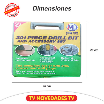301 Piezas Drill  Bit