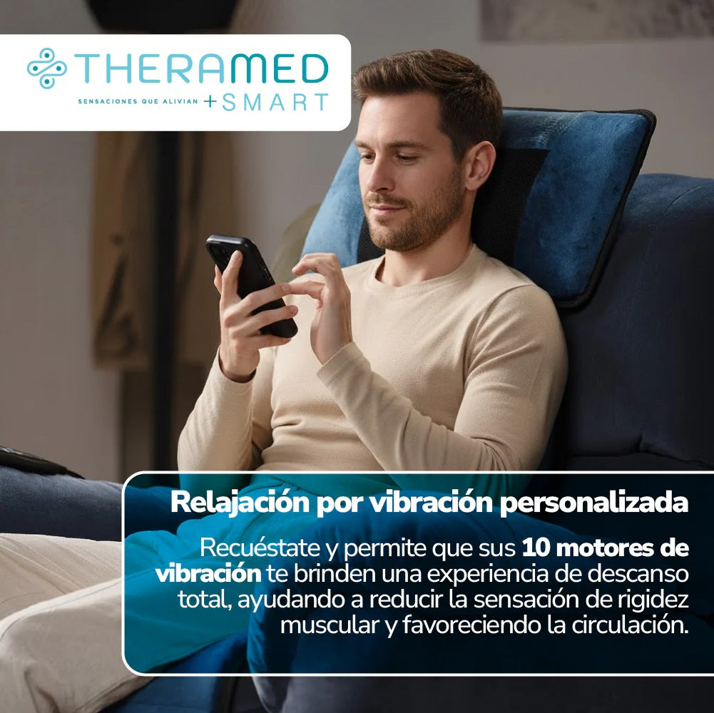 Colchoneta Eléctrica Para Masaje Completo Con Calor - Theramed Smart