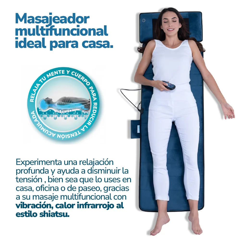Colchoneta Eléctrica Para Masaje Completo Con Calor - Theramed Smart