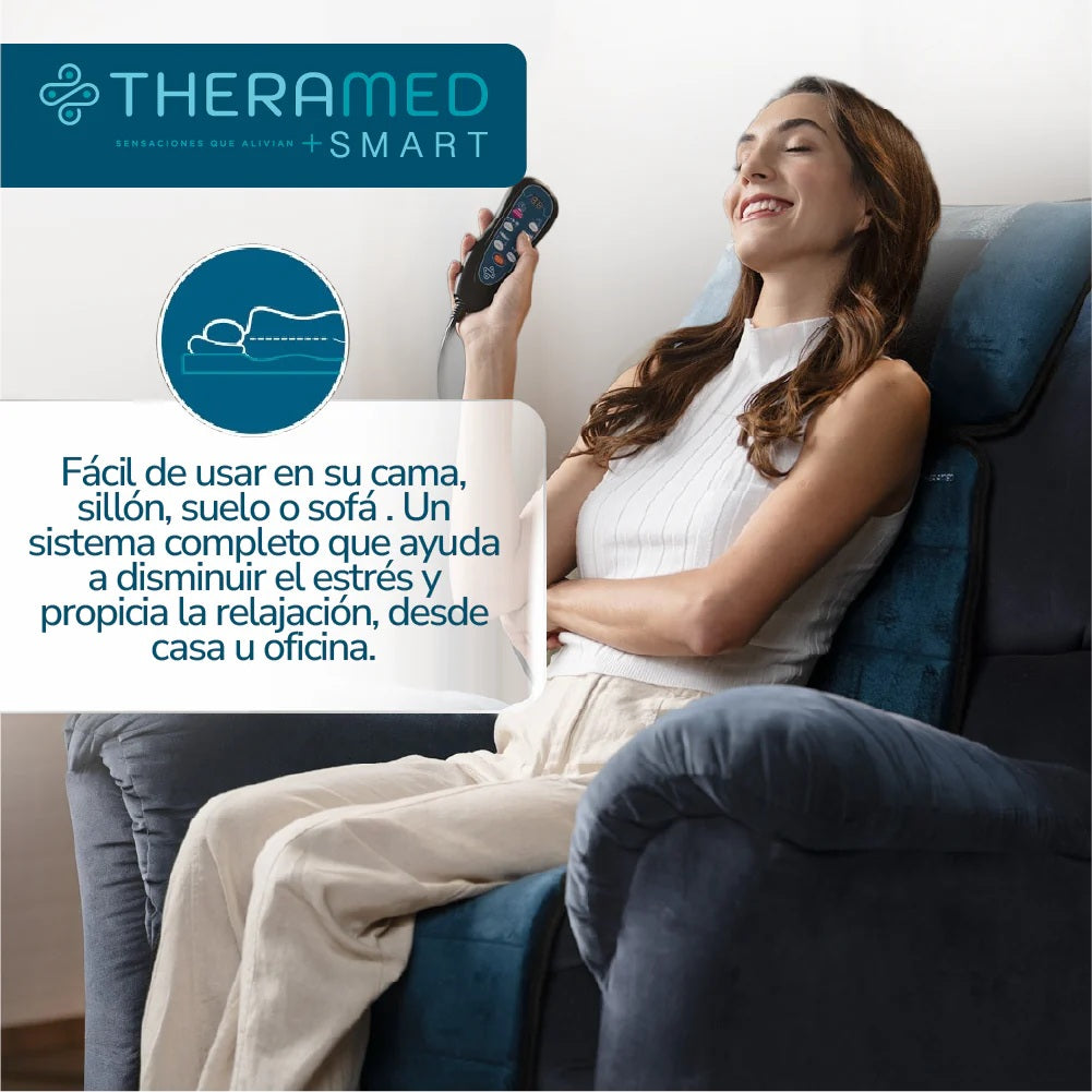 Colchoneta Eléctrica Para Masaje Completo Con Calor - Theramed Smart