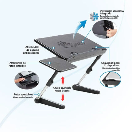 Escritorio portátil y plegable Air Space Desk - TV NOVEDADES TV