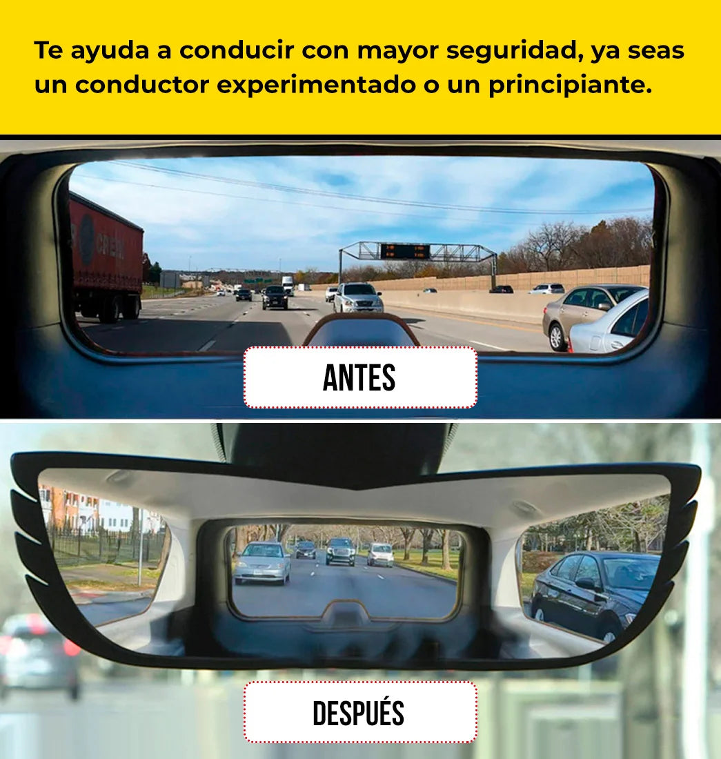 Conduzca con más seguridad con el retrovisor de visión panorámica Angel View