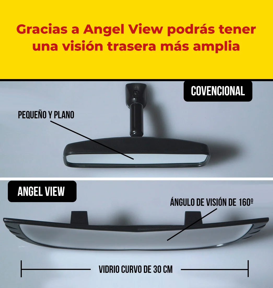 Conduzca con más seguridad con el retrovisor de visión panorámica Angel View