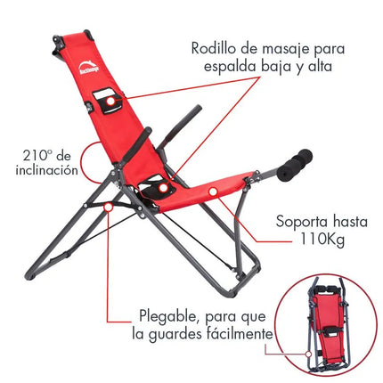Silla de estiramiento para el cuerpo Backlounge - TV NOVEDADES TV