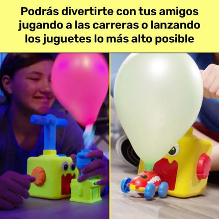Kit de juguetes impulsados por globos Balloon Zoom - TV NOVEDADES TV
