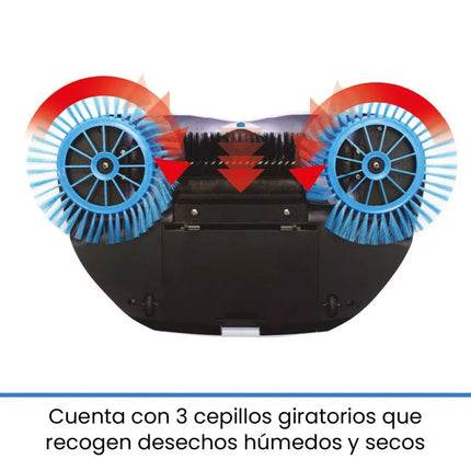Barredora escoba rotatoria sin cables ni baterías Hurricane Spin Broom - TV NOVEDADES TV