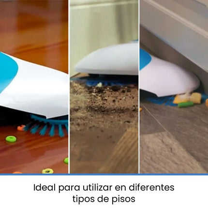 Barredora escoba rotatoria sin cables ni baterías Hurricane Spin Broom - TV NOVEDADES TV
