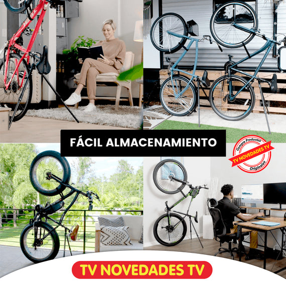Soporte Vertical para Bicicletas Bike Nook Go + Rack