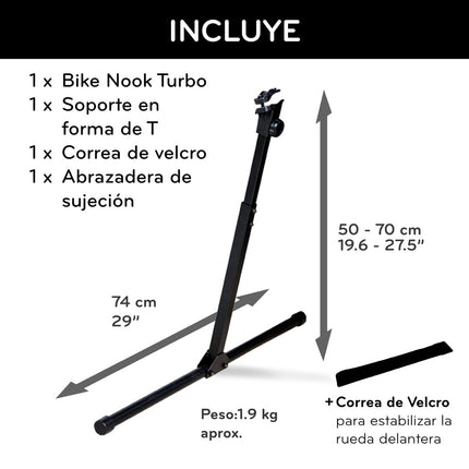 Soporte vertical para bicicleta importado Bike Nook Turbo