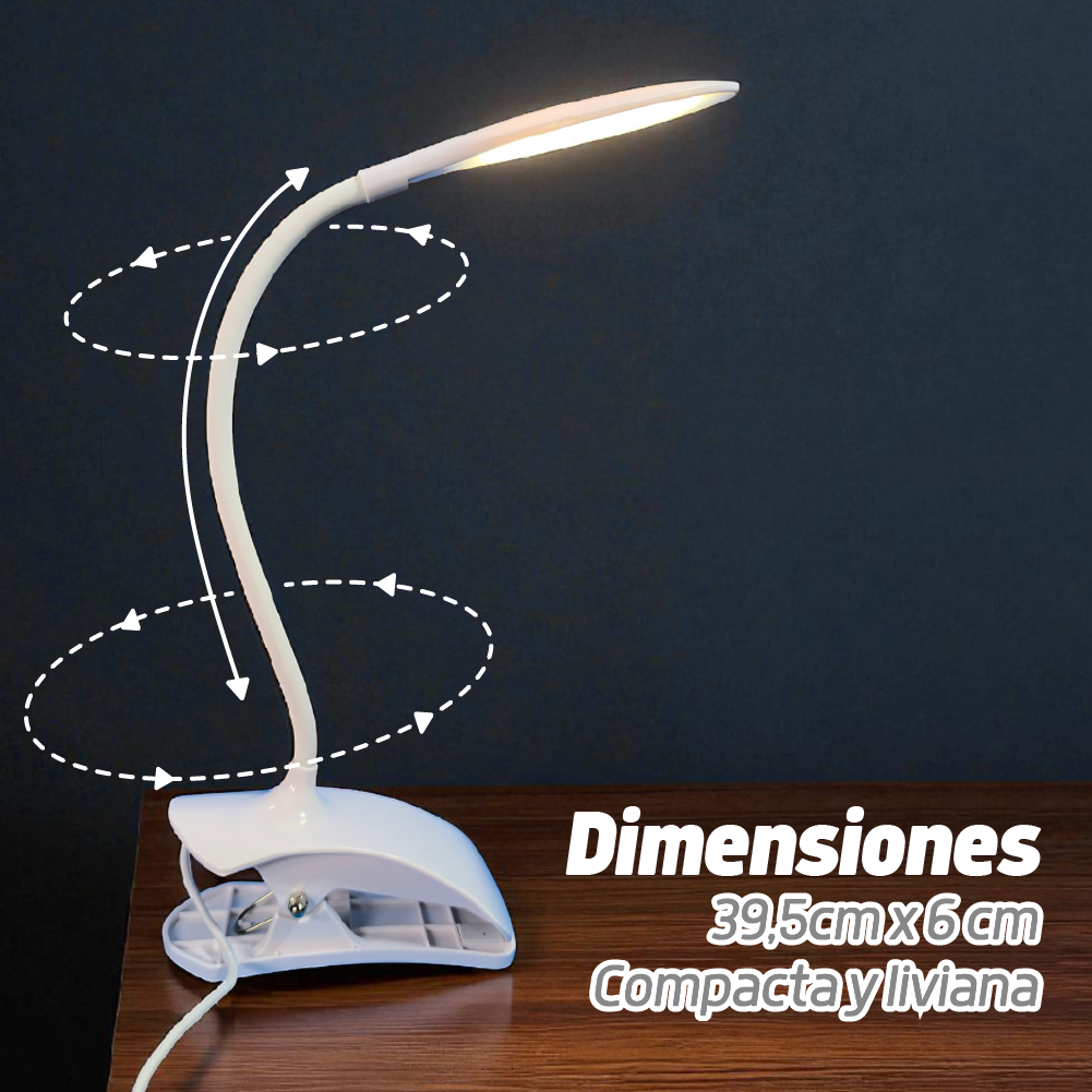 Lampara personal con clip y conexion usb - Clip Lamp TV NOVEDADES TV