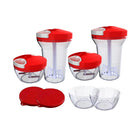 Picador y batidor de alimentos manual sin electricidad Chop It Blend It