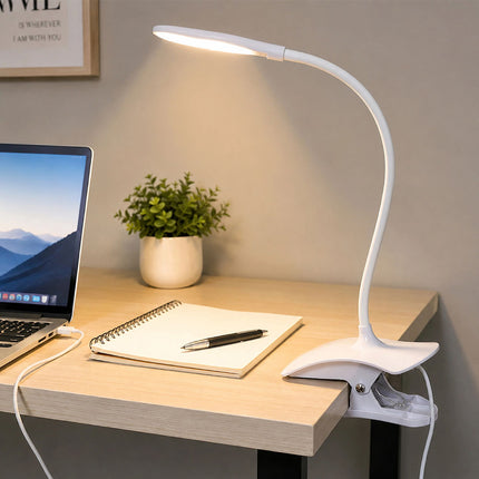 Lámpara LED flexible con clip y conexión USB ClipLamp