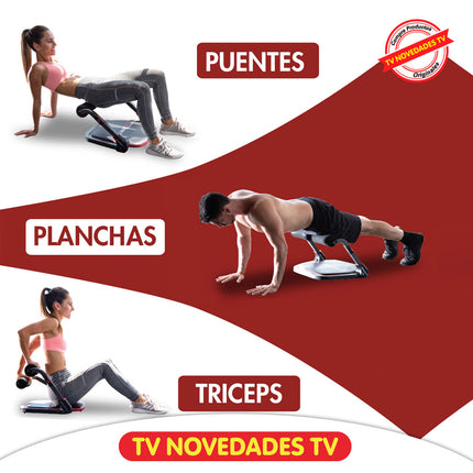 Maquina Para Abdominales, Brazos, Piernas y Espalda Core Max Pro