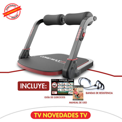 Maquina Para Abdominales, Brazos, Piernas y Espalda Core Max Pro