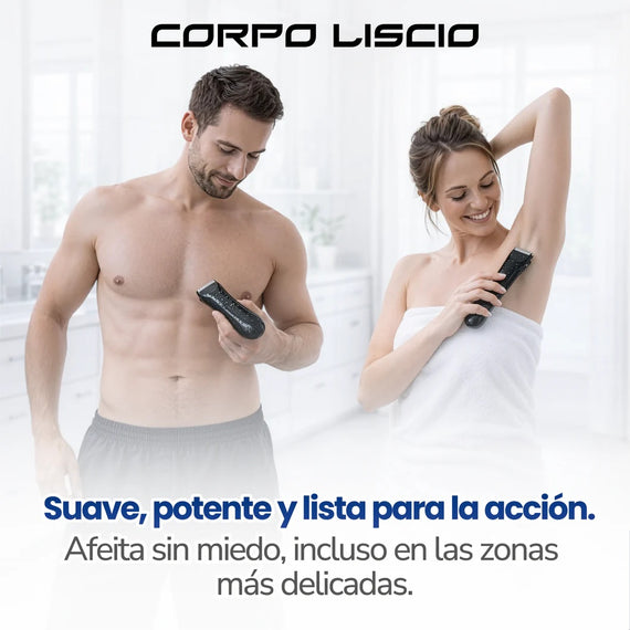 Afeitadora corporal versátil para un afeitado suave y preciso - Corpo Liscio Body Groomer