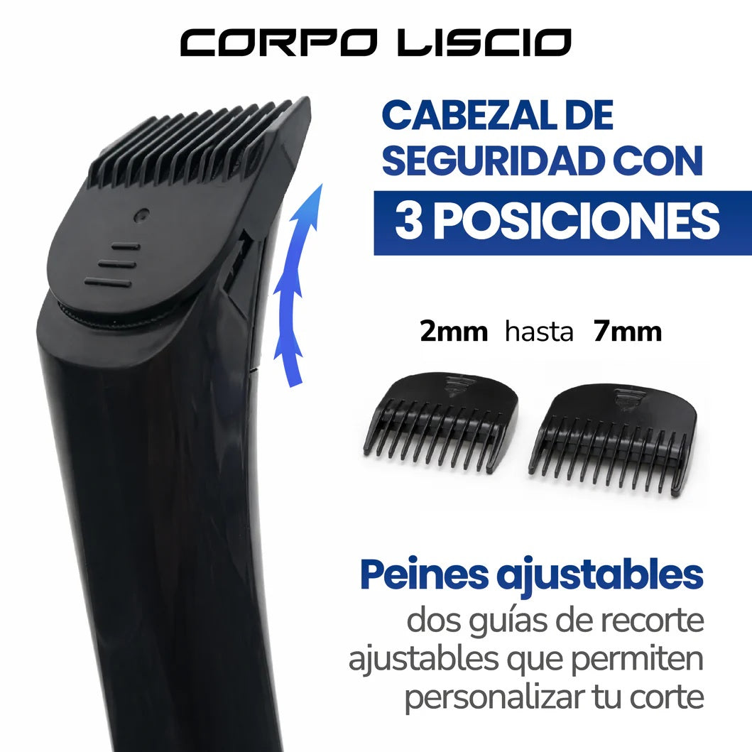Afeitadora corporal versátil para un afeitado suave y preciso - Corpo Liscio Body Groomer