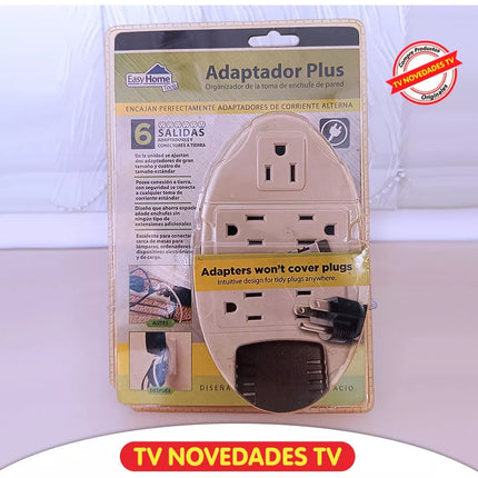 2 Prácticas regletas eléctricas de 6 tomas - TV NOVEDADES TV