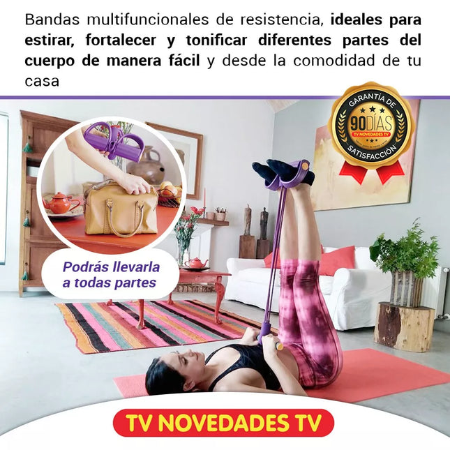 Bandas elásticas de ejercicio multifuncional Ez Cise