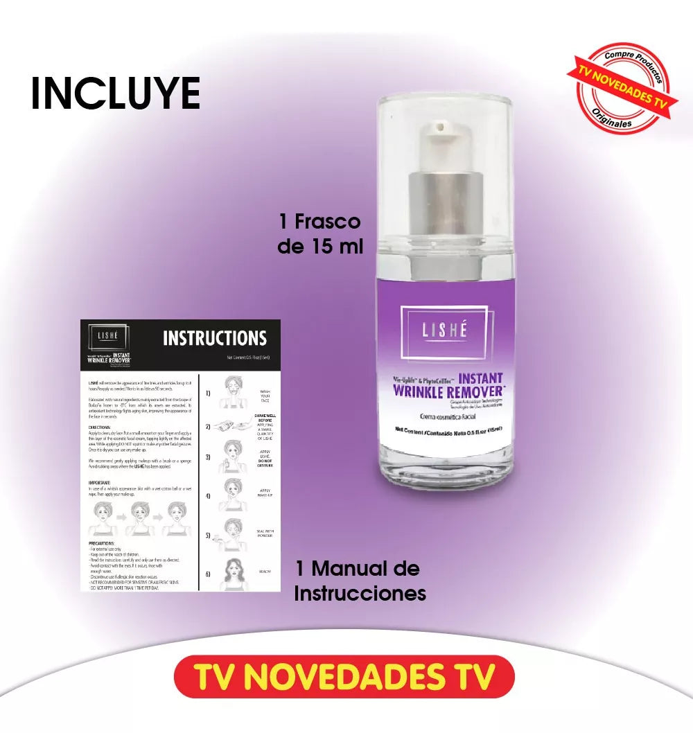 Gel Cosmético Mejora Líneas Expresión Original Lishé 15ml