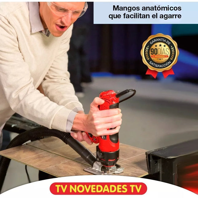 Sierra, caladora, cortadora y perforadora de cerámica, yeso y madera Turbo Thrust Saw