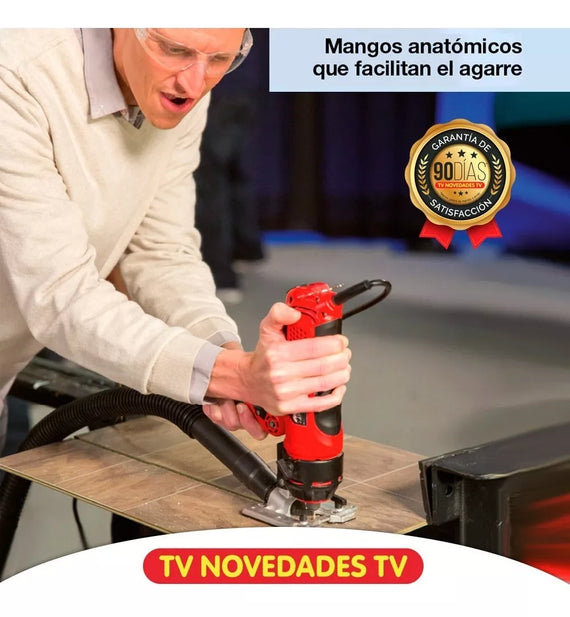 Sierra, caladora, cortadora y perforadora de cerámica, yeso y madera Turbo Thrust Saw