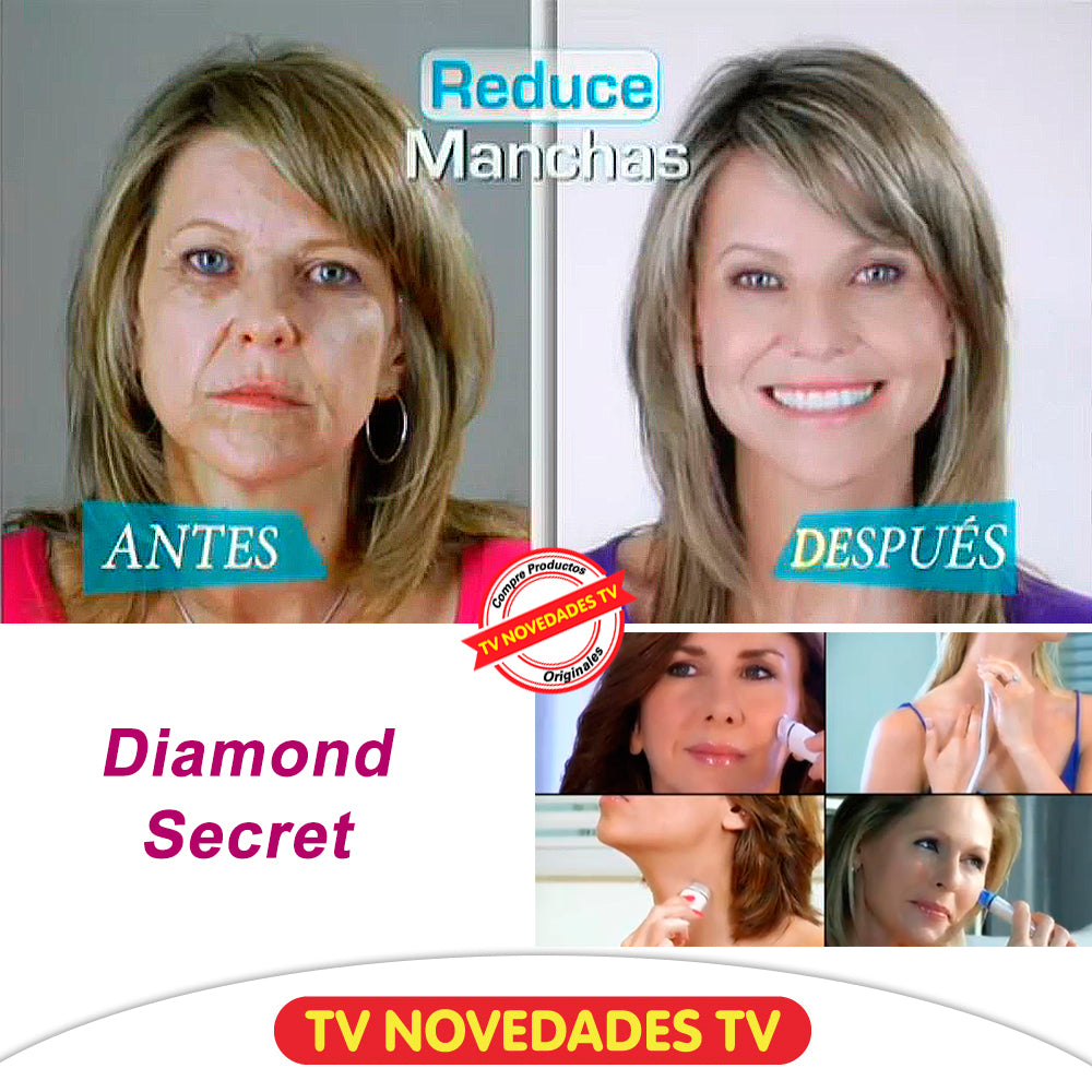 Luce Una Piel Más Joven, Limpia y Radiante, Sin Cremas y Sin Alergias con Diamond Secret