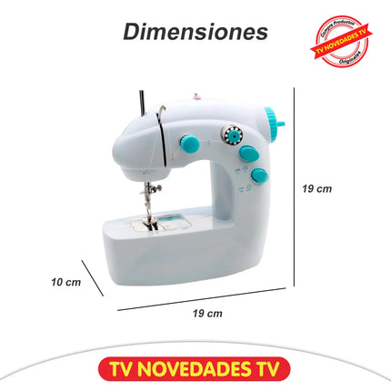 Mini máquina de coser portátil, liviana y con pedal Easy Stitch Deluxe - TV NOVEDADES TV