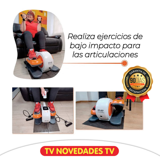 Ejercitador multifuncional de piernas, rodillas y tobillos  Ez-Go Elliptical - TV NOVEDADES TV