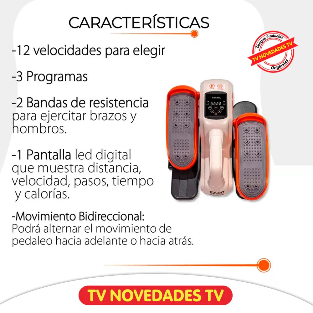 Ejercitador de piernas para adultos mayores EZ GO Elliptical by Gym-Trek