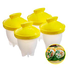 Moldes de silicona Eggciters para cocinar huevos sin cáscara 4 unidades