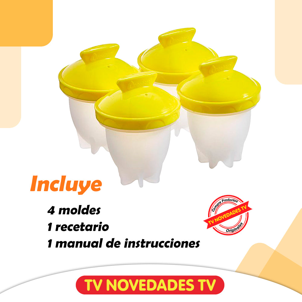 Molde para cocinar huevos enteros sin cascara Eggciters