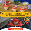 Molde para cocinar huevos enteros sin cascara Egglettes