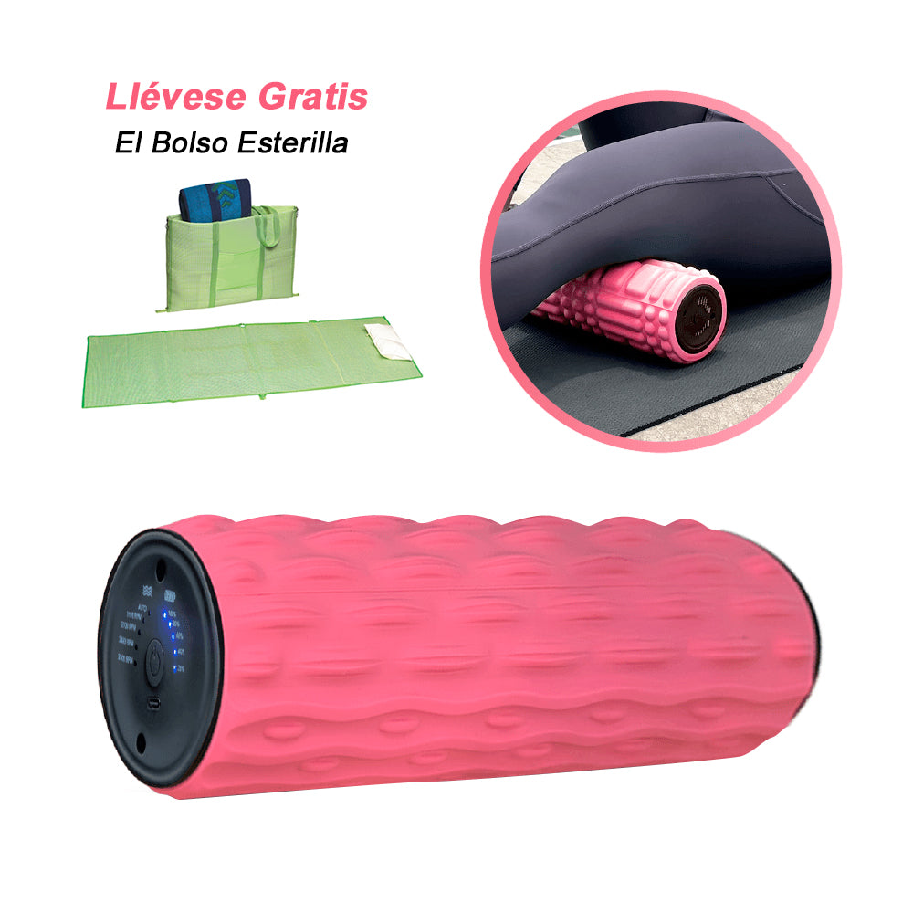 Rodillo Masajeador Inalámbrico con Vibración Ez Silver Roller V