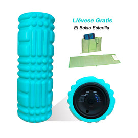 Rodillo Masajeador Inalámbrico con Vibración Ez Silver Roller C