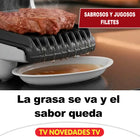 Cocina saludable con 42% menos grasa con George Foreman Grill