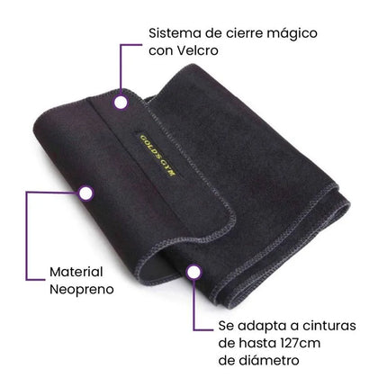 Faja ajustable Golds Gym 10 Waist Trimmer - TV NOVEDADES TV