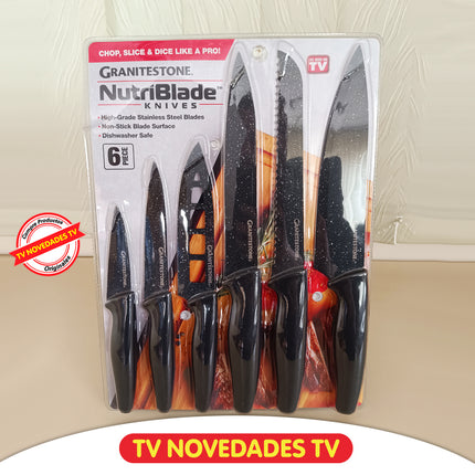 Set De Cuchillos 6 Piezas Granitestone
