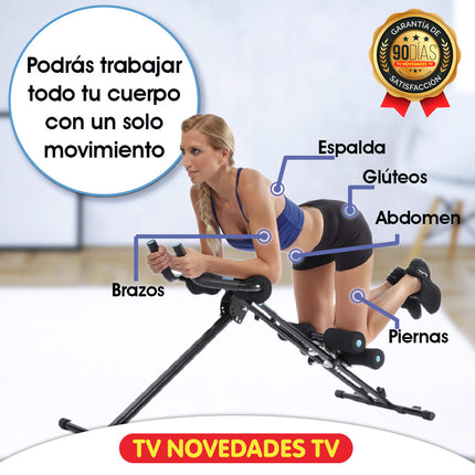 Transforma tu abdomen y quema grasa en solo 5 minutos al día GymForm Ab Generator - TV NOVEDADES TV