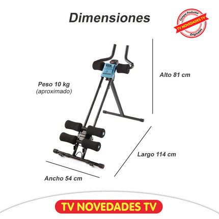 Transforma tu abdomen y quema grasa en solo 5 minutos al día GymForm Ab Generator - TV NOVEDADES TV