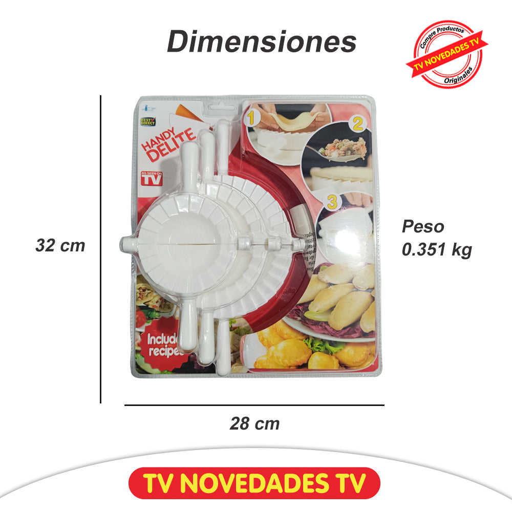 Moldes Para Preparar Empanadas y Pastelitos Handy Delite