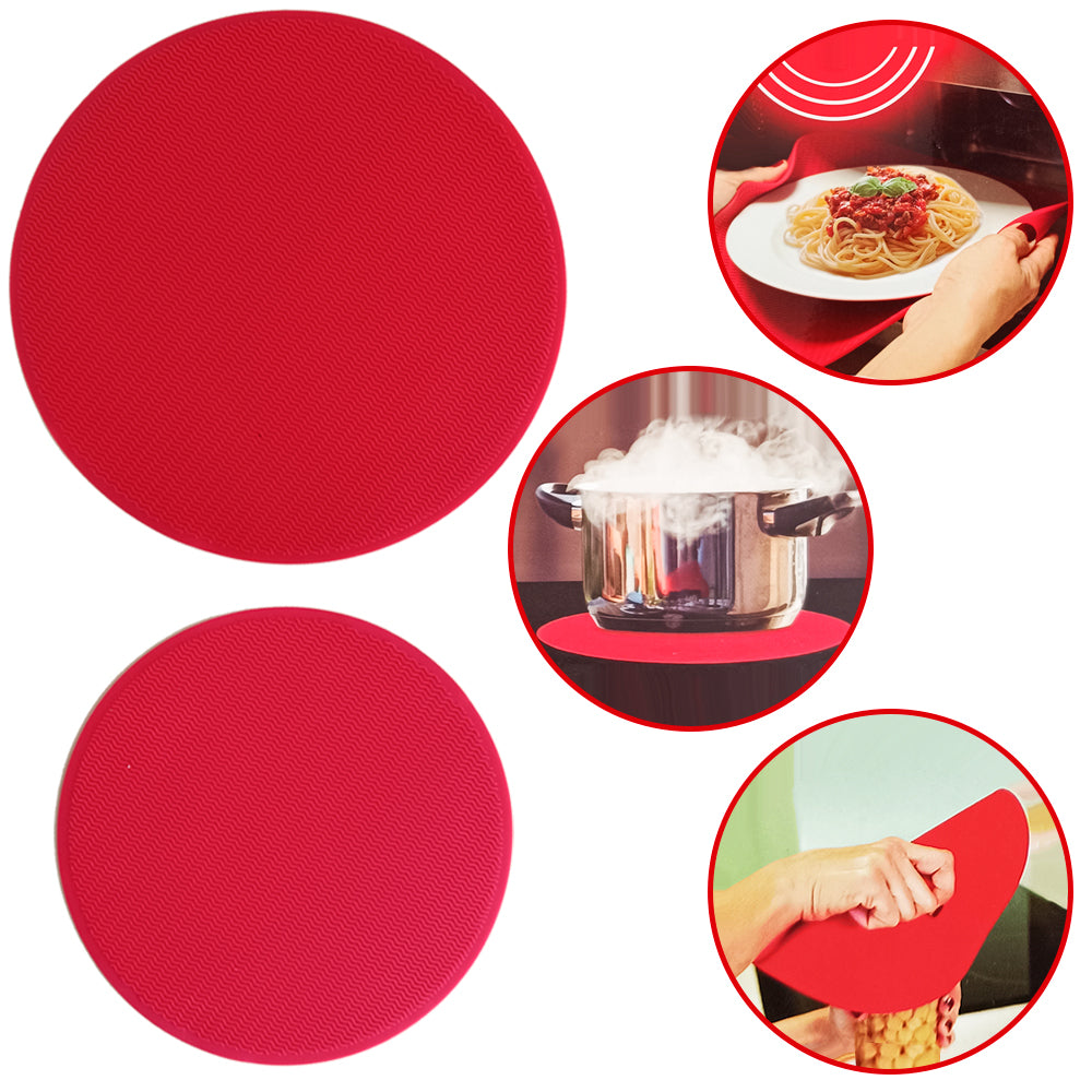 2 Protectores de silicona resistentes al calor, agarrador de ollas - Heat Safe