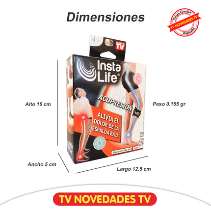 Alivia el dolor de espalda, cadera, ciática o zona lumbar con Insta Life