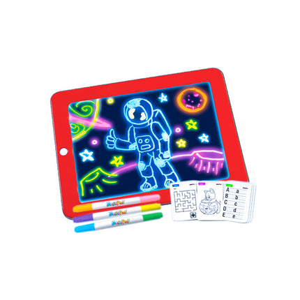 Pizarra y tablero mágico didáctico infantil con luces led Magic Pad