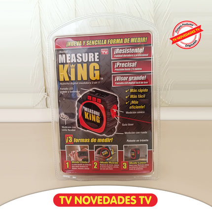 Metro digital 3 En 1 cinta métrica laser Measure King - TV NOVEDADES TV