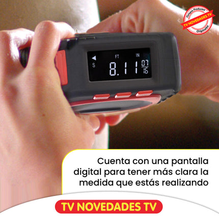 Metro digital 3 En 1 cinta métrica laser Measure King - TV NOVEDADES TV
